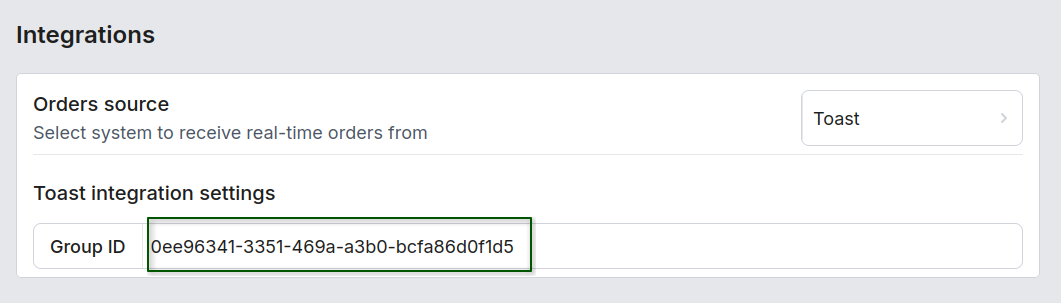 Pickpad Toast settings