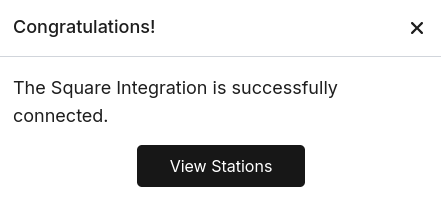 Square integration activated
