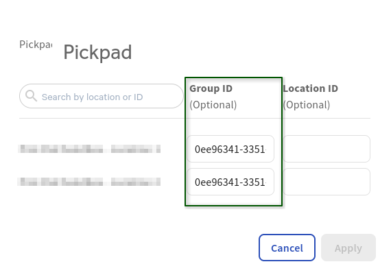 Toast integration settings